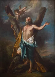 St. Andrew klemte korset sitt